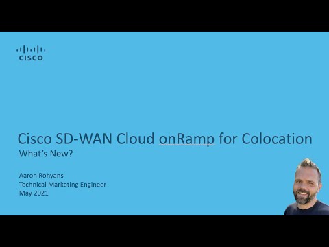 Cisco SD-WAN: Cloud onRamp for Colocation Update