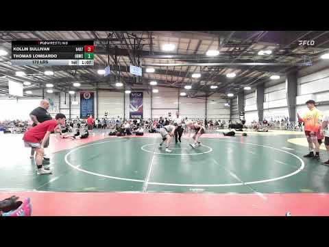 170 lbs Rr Rnd 2   Kollin Sullivan, 84 Athletes Red vs Thomas Lombardo, OBWC Blue