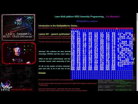 6502 Lesson M1 - speech synthesizer! (Part 1/2)