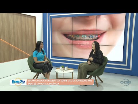 Julho Laranja conscientiza sobre uso de aparelho nos dentes durante a infância 27 07 2022