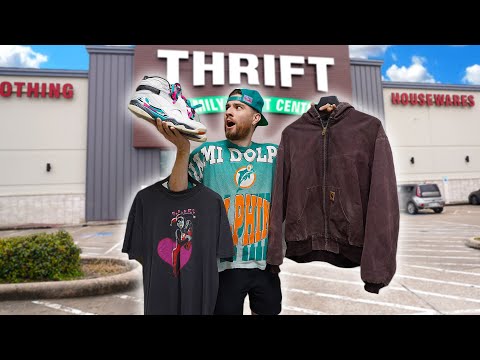 Thrift Stores Stacked with Vintage Clothes!! Jordans, Carhartt, & More!