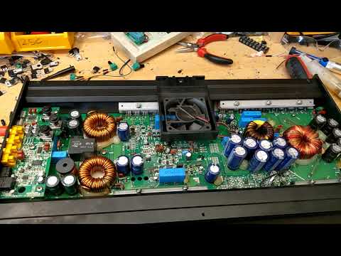 How to quickly diagnose a faulty amplifier - powers up no sound