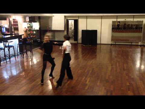 Yanina Akimova and Alfred Mahmuradzhaev. Training process. Jive
