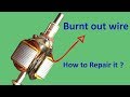 How to Repair Burned Out Electric Motor - DIY