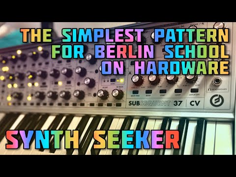 Making Berlin School on Hardware w/ Step Sequencer | Moog Subsequent 37 Example