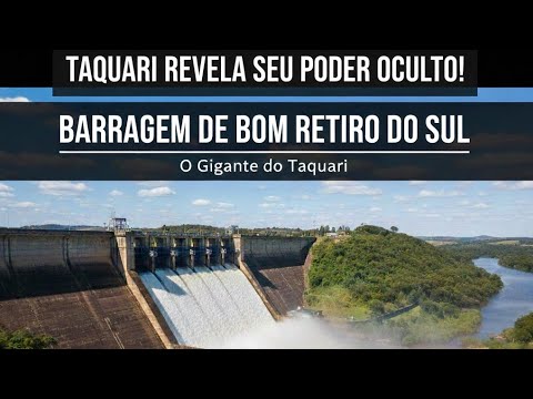 Beleza imponente da barragem de bom retiro do sul rs