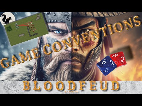 BloodFeud Visual Rulebook - Game Features and Convensions