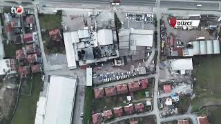 Düzce'de Strafor Fabrikasında Hasarın Boyutu Ortaya Çıktı