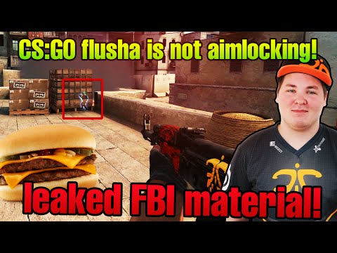 CS:GO fnatic flusha is not aimlocking! FBI and IGN proved material!
