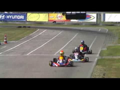 Karten op het circuit van Berghem