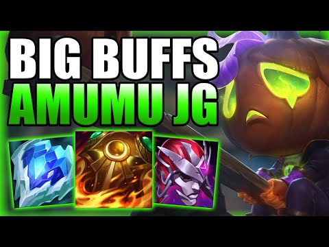 THESE NEW CHANGES MAKE AMUMU JUNGLE SO MUCH BETTER! - Best Build/Runes S+ Guide - League of Legends