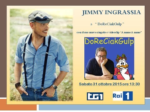Jimmy Ingrassia - DoReCiakGulp - Tg1 (RAI UNO)