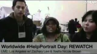 Zachary Levi & Yvette Nicole Brown @ Help-Portrait