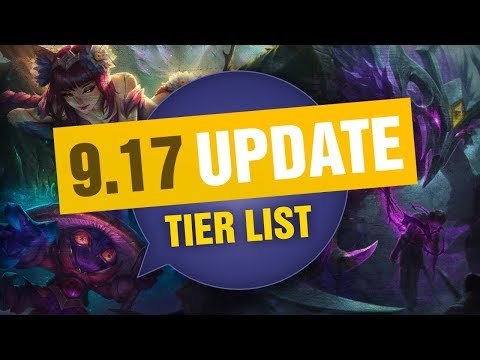 UPDATED Mobalytics Patch 9.17 Tier List New OP Champions and Q&A - League of Legends