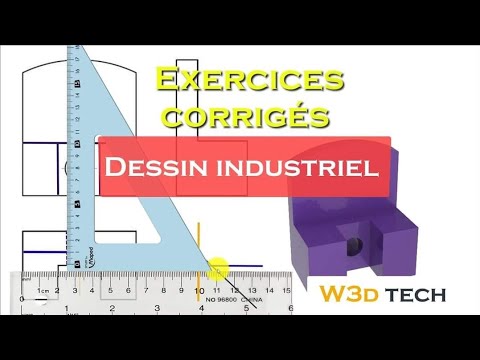 Exercices corrigés du dessin technique -partie1-