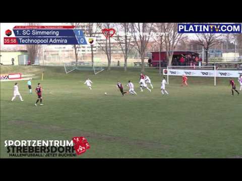 11.03.17 Simmeringer SC -  Technopool Admira  - Highlight  (1. Halbzeit / 36:01) am 11.03.2017 15:39