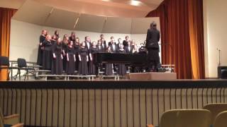 MHS Choir performs Down in the Valley to Pray. Oct. 22, 2016