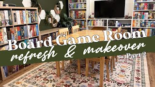 Board Game Room Refresh & Makeover! | Part 2