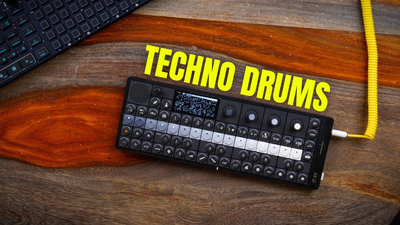 TECHNO DRUMS // OP-XY Long Loop Playback + Sampling Tips