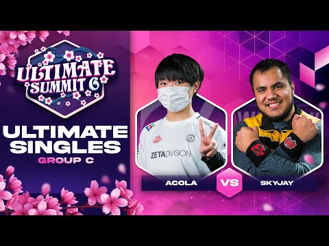 あcola vs Skyjay - Group C Ultimate Summit 6 - SSBU Singles | Steve vs Incineroar