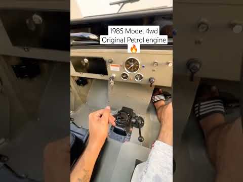 CJ4A 1985 Model 4WD Original Petrol Jeep #cj4a #oldjeep #petroljeep #shorts #willysjeep