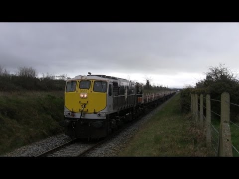 4-piece ICR; laden Steel Train (086) @ Rossinan & Kilbline bridge (5-4-2014)