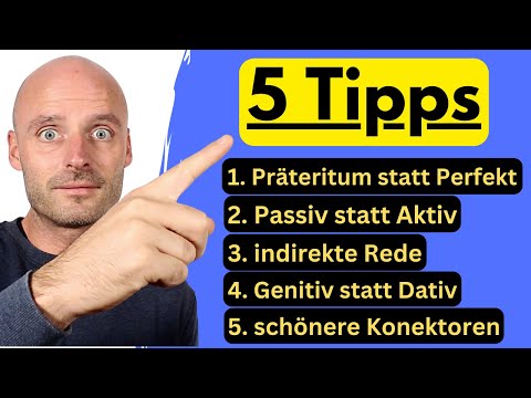 BESSER Deutsch Schreiben + Sprechen | 5 wichtige Tipps | + PDF als Download