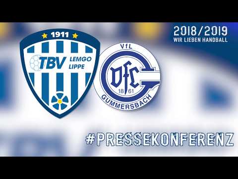 06.09.2018 TBV Lemgo Lippe gg. VfL Gummersbach - Pressekonferenz