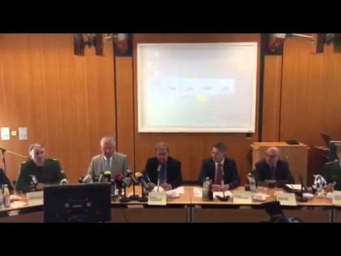 Pressekonferenz zum Amoklauf in Leutershausen