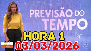 PERIGO DE DESLIZAMENTO: Nordeste segue em estado de atenção hoje | Previsão do Tempo Hora 1 03/03