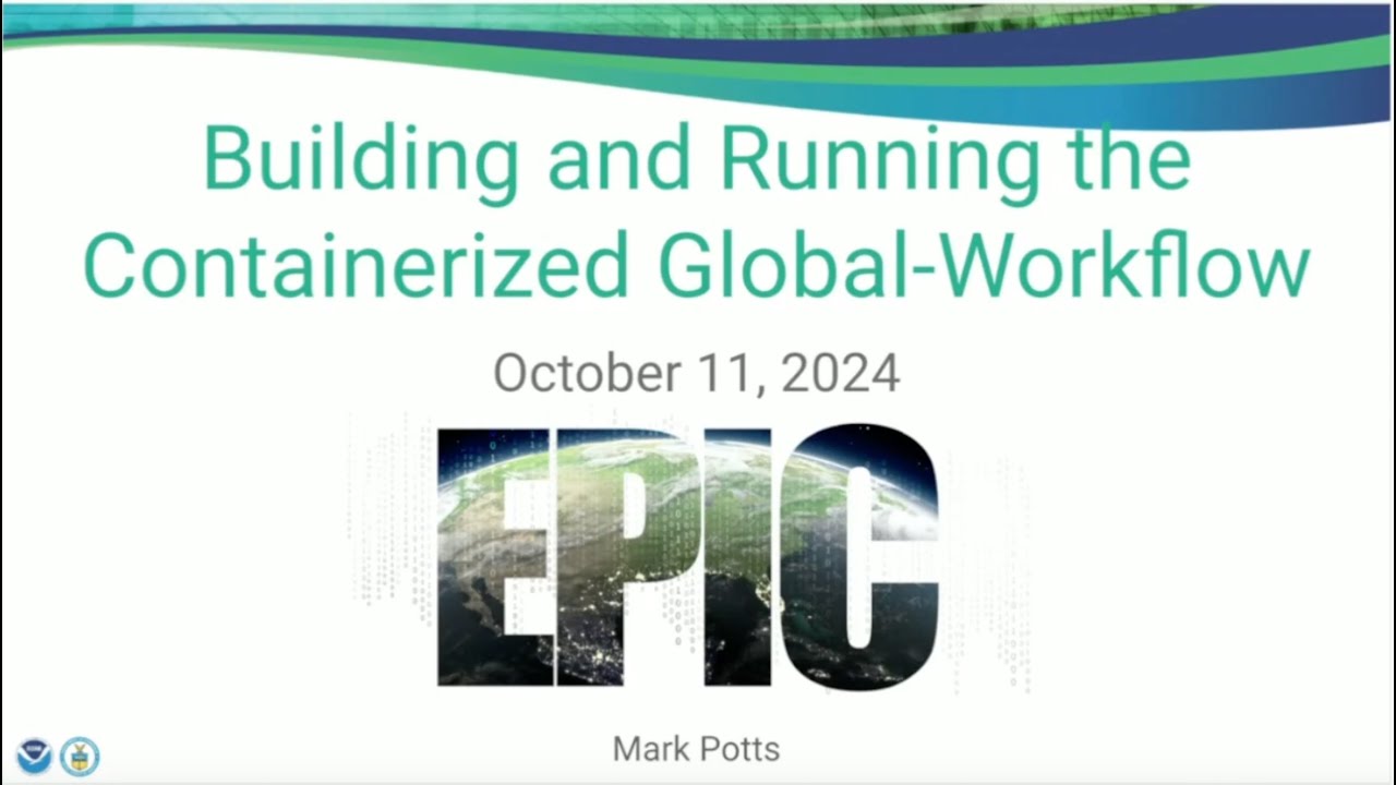 Building & Running the Weather Model Using Containers on a Generic System
