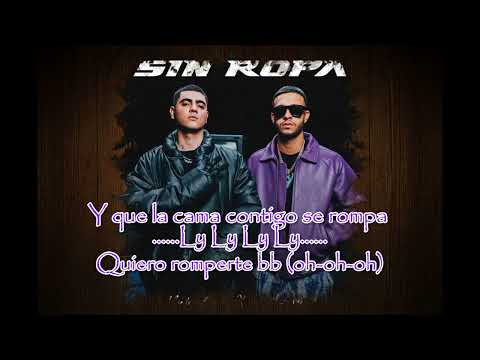 Yubeili Ft. Lyanno - Sin Ropa (letra) (Lyrics) (By James Matheus)