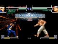 KOF2002 PS2 H4CK Geese King Shingo Level 8 Gameplay