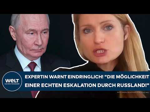 Video Thumbnail: PUTINS KRIEG: Expertin warnt eindringlich! "Die Möglichkeit einer echten Eskalation durch Russland!"