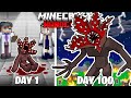 I Survived 100 Days As The DEMOGORGON In HARDCORE Minecraft