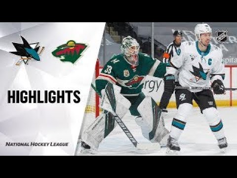 NHL Highlights | Sharks @ Wild 4/16/21