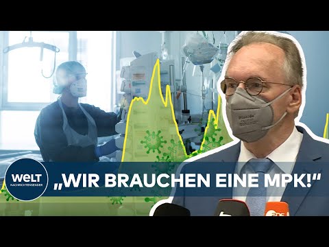 INZIDENZ-EXPLOSION: Ministerpräsident Haseloff fordert Corona-Bund-Länder-Gipfel | WELT Interview