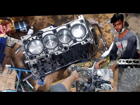 Hyundai Santro engine overhaul engine assembly