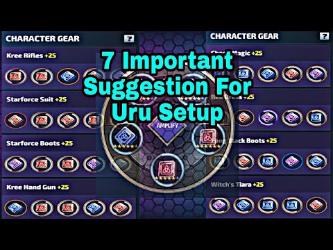 7 Important Suggestion For Uru Setup - Marvel Future Fight