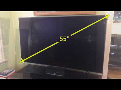 What size is a 55 inch TV? Dimensions in CM, Inches & Room Size