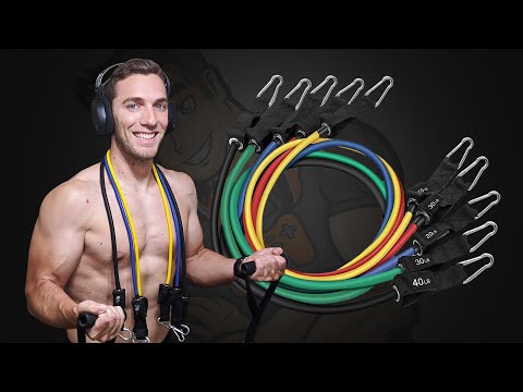 Fitness Resistance Band Set 5 Levels