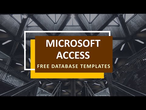 Microsoft Access Free  Database Templates