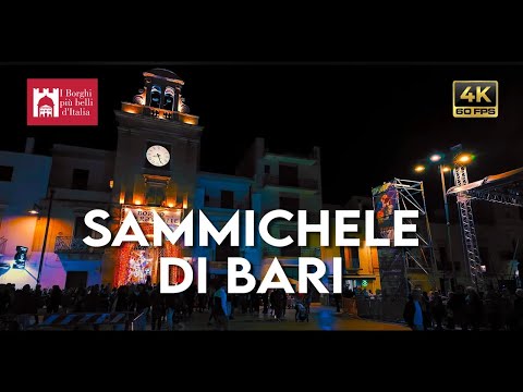 SAMMICHELE DI BARI 🇮🇹 Walking Tour 4K | 59th Zampina Street Food Festival, Italy (Puglia)