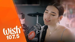 Dua Lipa sings "Lost In Your Light" LIVE on Wish 107.5 Bus