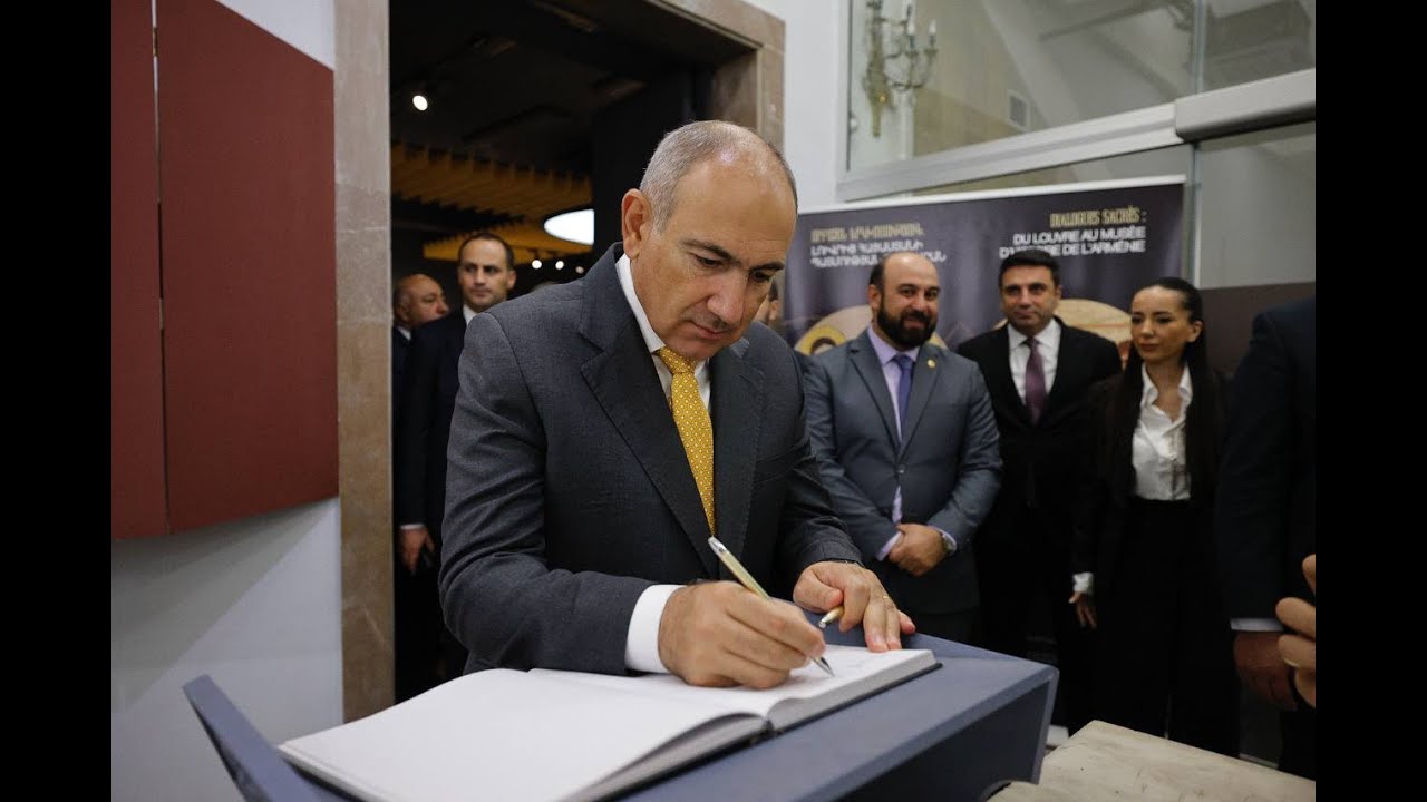 Նիկոլ Փաշինյանը մասնակցել է «Սրբազան երկխոսություն․ Լուվրից Հայաստանի պատմության թանգարան» խորագրով ցուցահանդեսի բացմանը