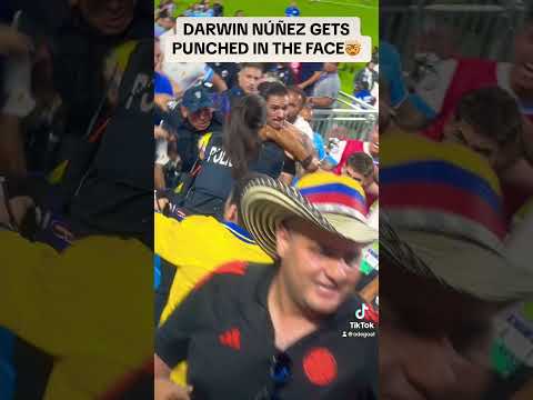 Darwin Núñez vs Colombia Fans‼️ #colombia#uruguay#darwinnunez#copaamerica#FYP#TikTok #Viral#Explore