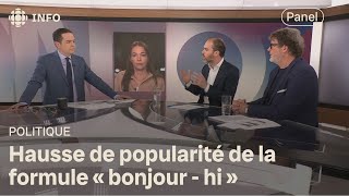 Les indicateurs du déclin du français : «Bonjour-Hi», une vraie menace? | Zone Info