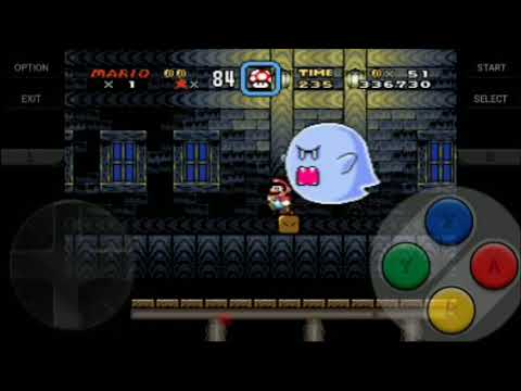 Super Mario World SNES   Vanilla Ghost House   Gameplay