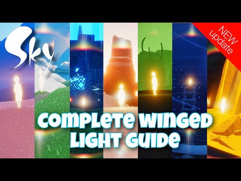 Sky Cotl All WINGED LIGHT LOCATIONS | Beginners Guide | Noob Mode