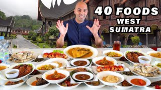 Download lagu 40  Jajanan Kaki Lima Indonesia di Sumatera Barat 🇮🇩 #1 RENDANG   Pasar Desa MINANG   PADANG Seafood mp3
